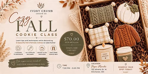 Cozy Fall Cookie Class