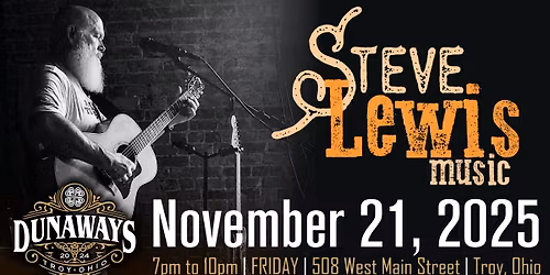 LIVE Music w\/ Steve Lewis
