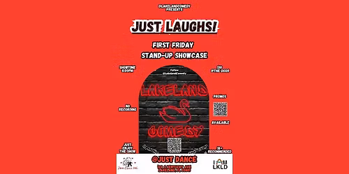 Copy of Just Laughs! First Friday Comedy Showcase