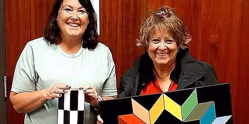 Garden pole painting