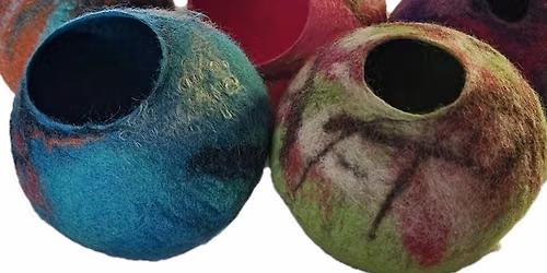 Let's felt a sweet little vessel art class