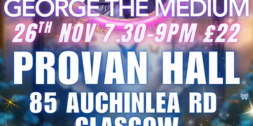 Provan Hall (26 Nov) SOLD OUT