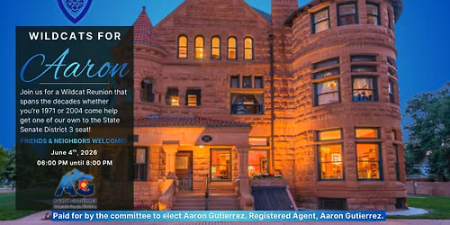 Central HS to the Capitol: Wildcats for Aaron Gutierrez for SD3