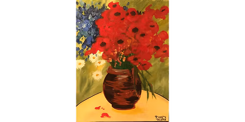 Van Gogh's Daisies and Poppies - Paint and Sip in Boston | Classpop!\u2122