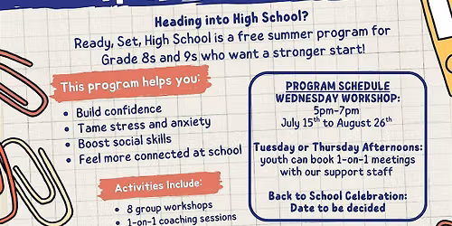 Ready Set High School!