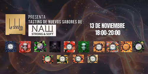 Prueba los nuevos sabores de SHISHA de la marca NASH en LA SHISHA ROOM.