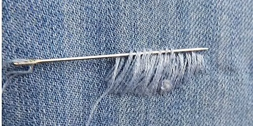 Mend Your Jeans Crotch