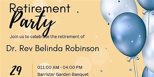 Retirement Party for Dr. Reverend Belinda Robinson