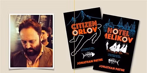 Jonathan Payne is coming to Elaine's Literary Salon