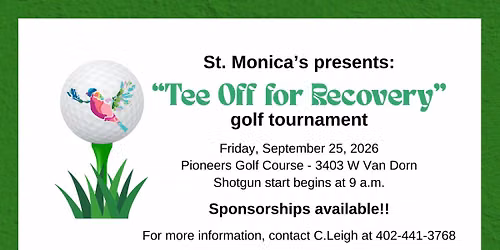 2nd Annual Tee Off for Recovery