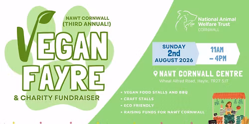Vegan Fayre and Charity Fundraiser