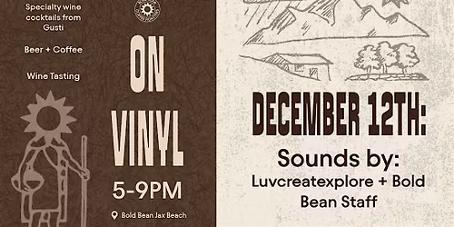 Bold Bean presents: ON VINYL