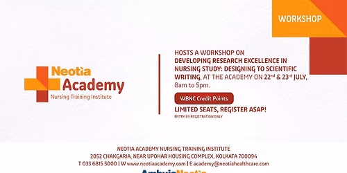 Workshop on Developing Research Excellence in Nursing Study designing to scientific writing