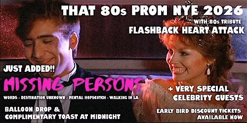 THAT 80s PROM NYE