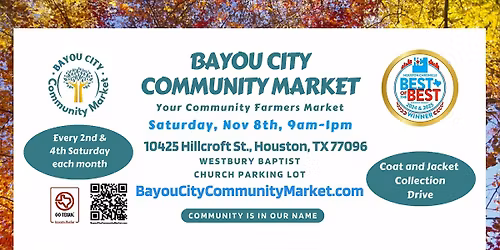 Bayou City Community Market - Your Community Farmers Market