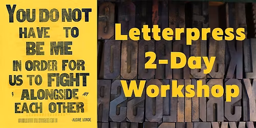 Letterpress 2-Day Workshop
