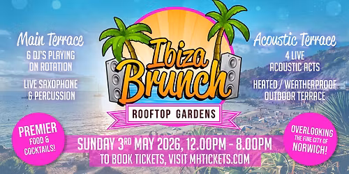 Ibiza Brunch La Fiesta : Bank Hol 