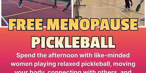 Menopause Pickleball