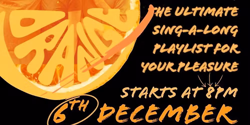 Live at The Onslow Arms \u2013  ORANGE 