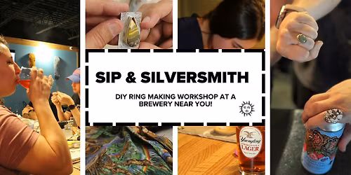 Sip & Silversmith - DIY Ring Making Workshop with GILDED Gem Studio