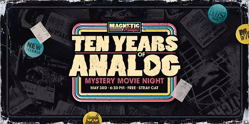 10 Years of Analog: Mystery Movie Night