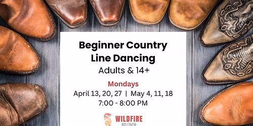 Beginner Country Line Dancing \u2014 Adults & 14+