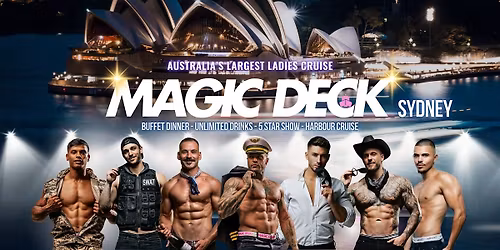 THE MAGIC DECK - Sydney's Hottest Yacht Party LIVE - NOVEMBER 1ST