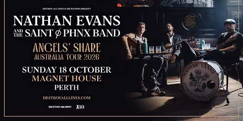 Nathan Evans & The Saint Phnx Band \/\/ Perth \/\/ Angels' Share Australian Tour \/\/ Magnet House