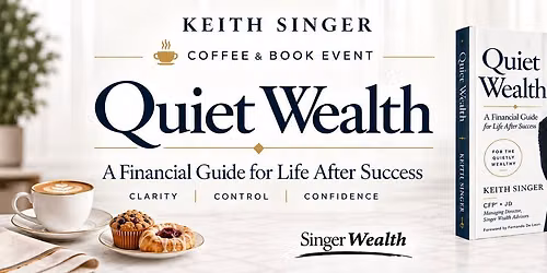 Book signing. Quiet Wealth plus coffee and pastries