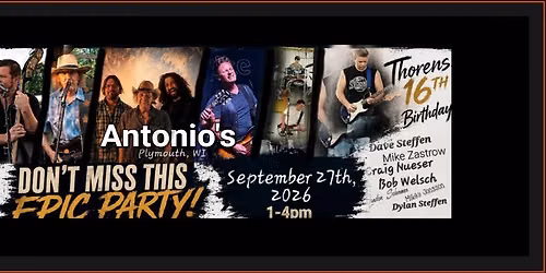 The Areas most Talented Musicians!! Sunday Sept 27th!! 1-4pm