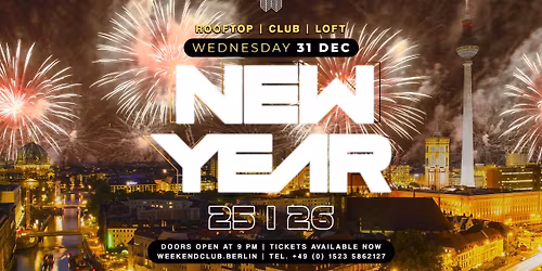 NEW YEAR'S EVE - ROOFTOP OVER BERLIN