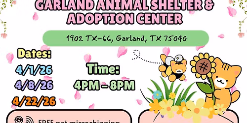 FREE MICROCHIP CLINIC