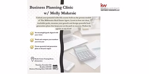 2025 Business Planning Clinic w\/ Molly Malarsie