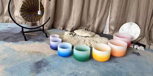 Sound Bath Northallerton Crystal Singing Bowls, Aura Gong & Reiki Drumming