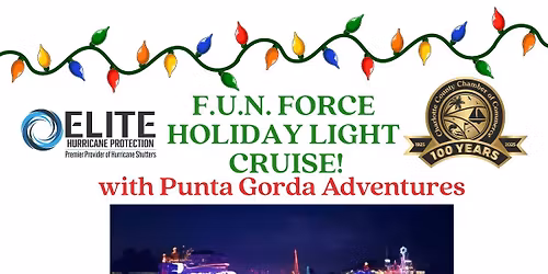 F.U.N. Force Christmas Light Canal Cruise w\/Punta Gorda Adventures