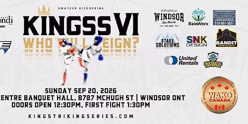KINGSS VI - Live Amateur Kickboxing