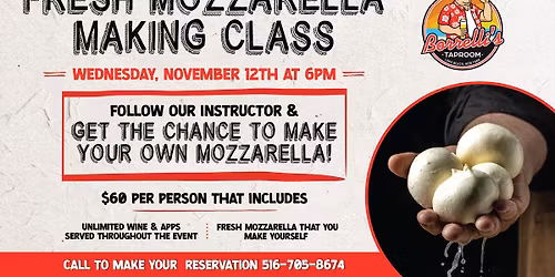 Mozzarella Making Class