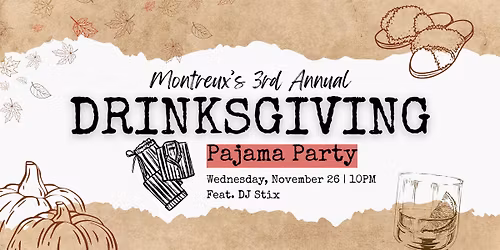 Drinksgiving Pajama Party