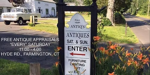 FREE APPRAISAL OF YOUR ANTIQUES - EVERY SATURDAY