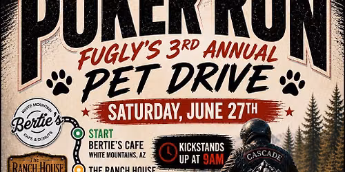 Fugly Push Co Pet Drive & Poker Run