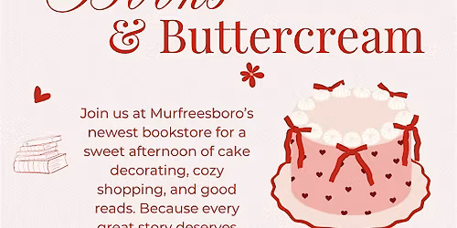 Books +Buttercream Cake Decorating Class