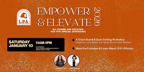 Empower & Elevate 2026 | Vision Board + Holistic Goal Setting Experience