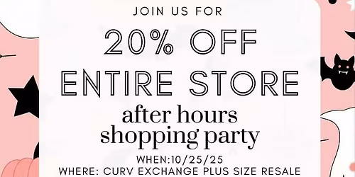 20% OFF PLUS SIZE CLOTHES - 2 HOURS ONLY!