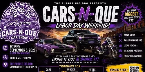 Cars-N-Que Labor Day Show