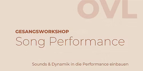 Gesangsworkshop - Song Performance