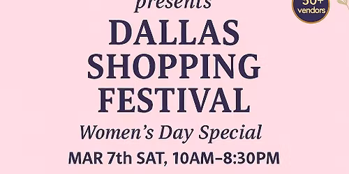 DDWE Dallas shopping festival