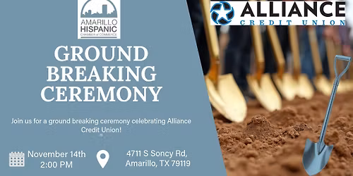 Ground Breaking Ceremony - Alliance Credit Union