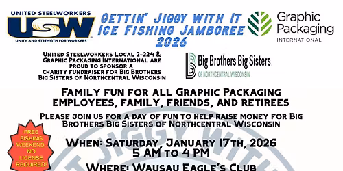 Gettin\u2019 Jiggy With It: Ice Fishing Jamboree 2026 - Saturday, January 17th, 2026