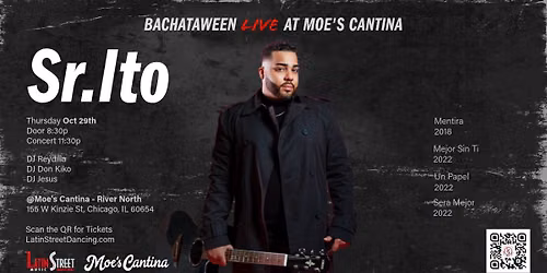 \ud83c\udf83 BACHATAWEEN LIVE featuring Sr. ITO \ud83c\udfb8