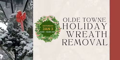 Holiday Wreath Removal